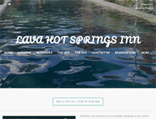 Tablet Screenshot of lavahotspringsinn.com